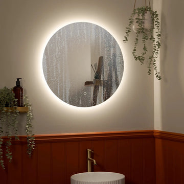 Savannah Round Backlit LED Bathroom Mirror