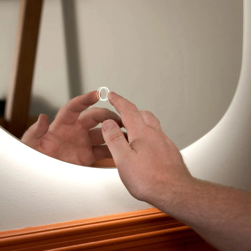 Savannah Pebble Backlit LED Bathroom Mirror