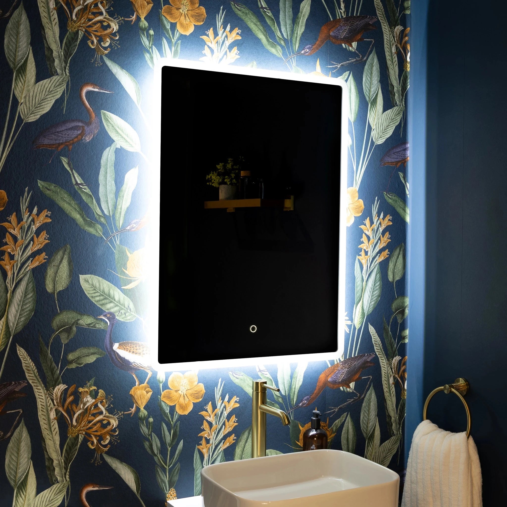 Glendale Curve LED Bathroom Mirror #size_600mm-x-800mm