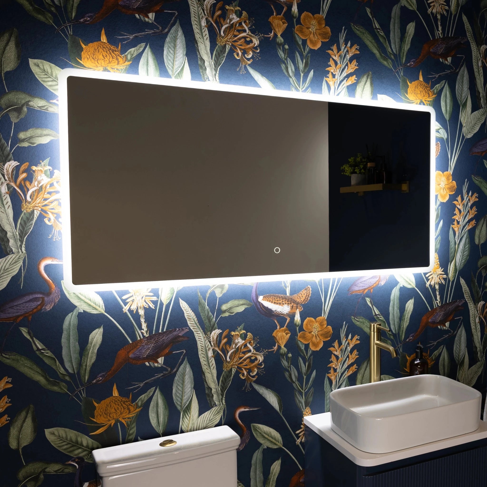 Glendale Curve LED Bathroom Mirror #size_1200mm-x-600mm