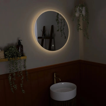 Glendale Round LED Bathroom Mirror
