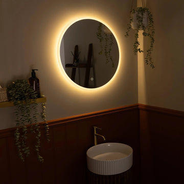 Glendale Round LED Bathroom Mirror