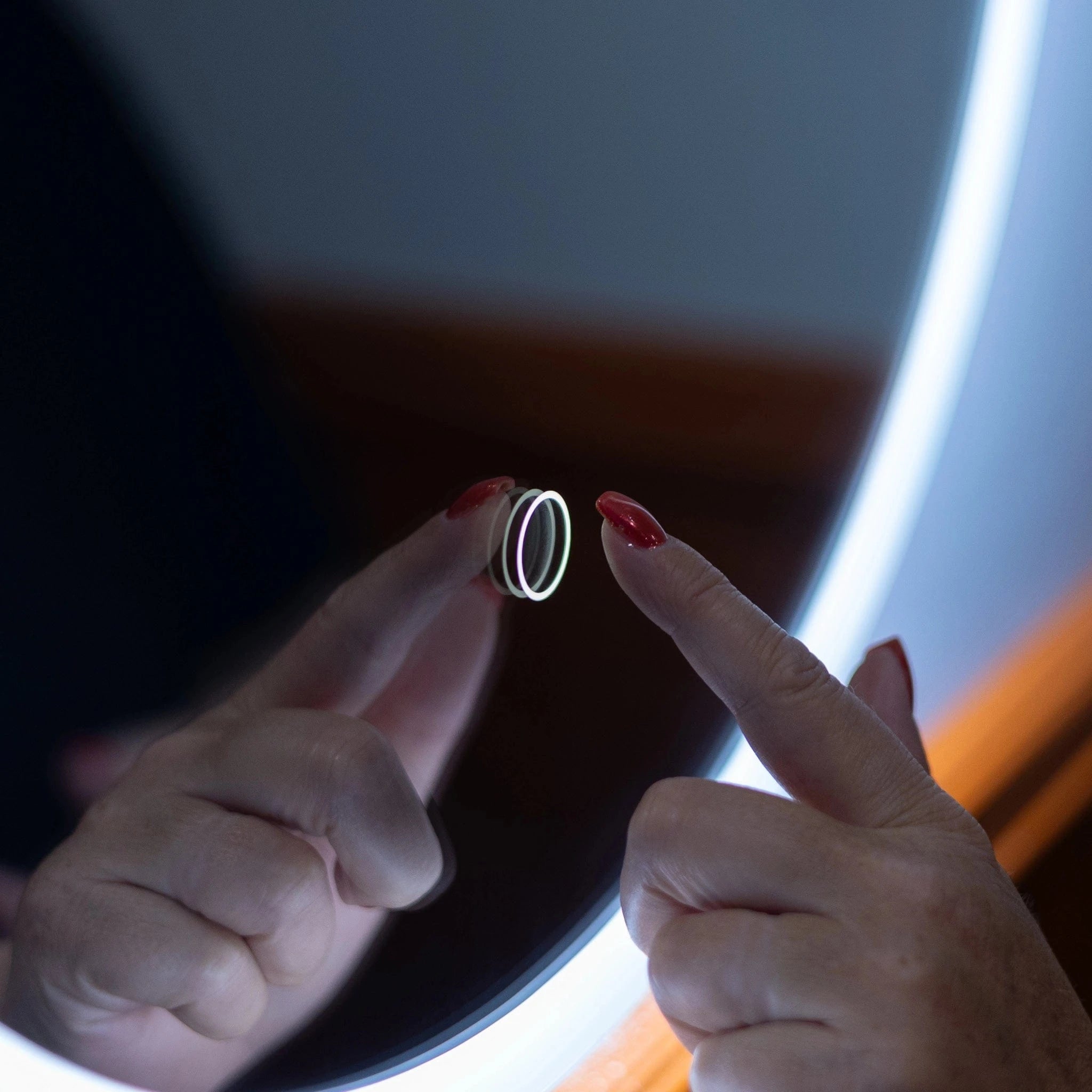 Glendale Pill-Shaped LED Bathroom Mirror