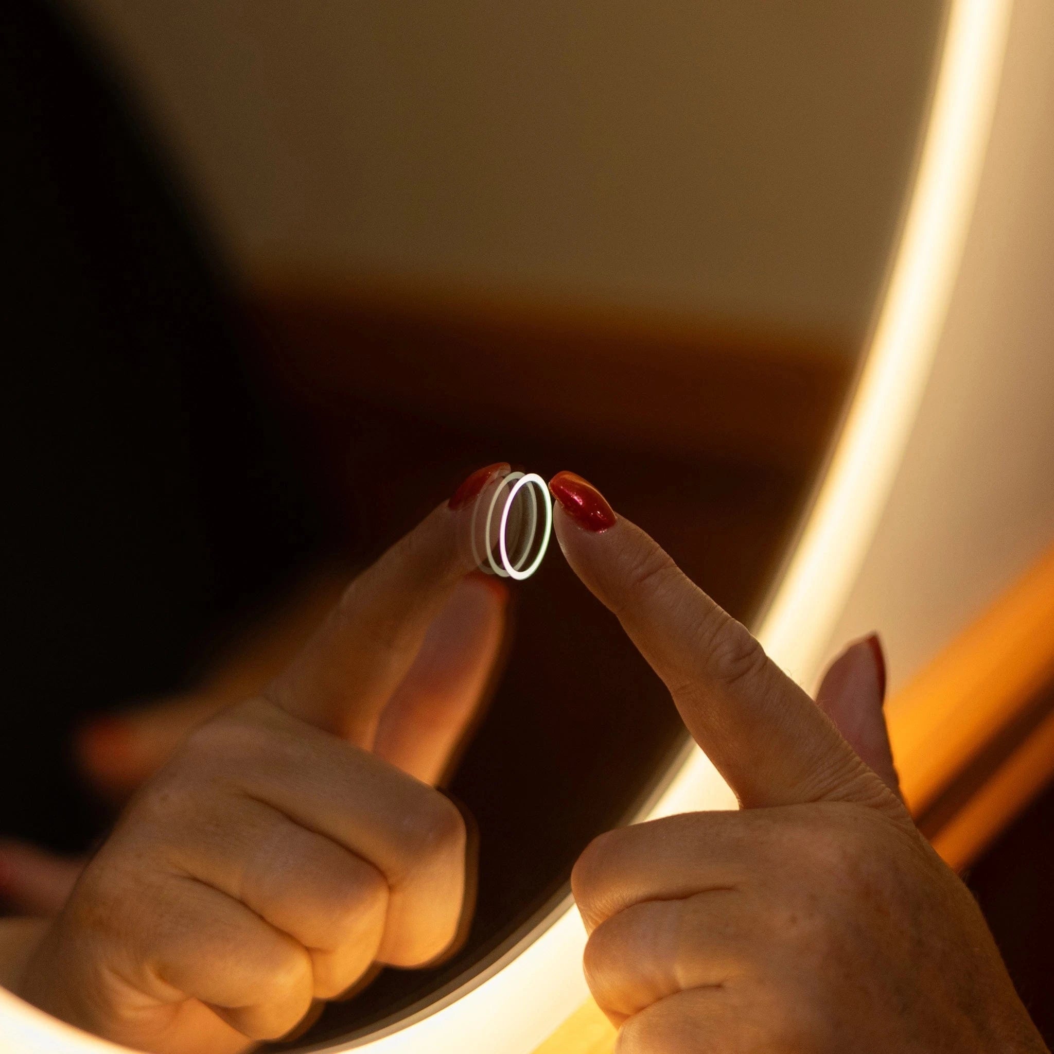 Glendale Pill-Shaped LED Bathroom Mirror