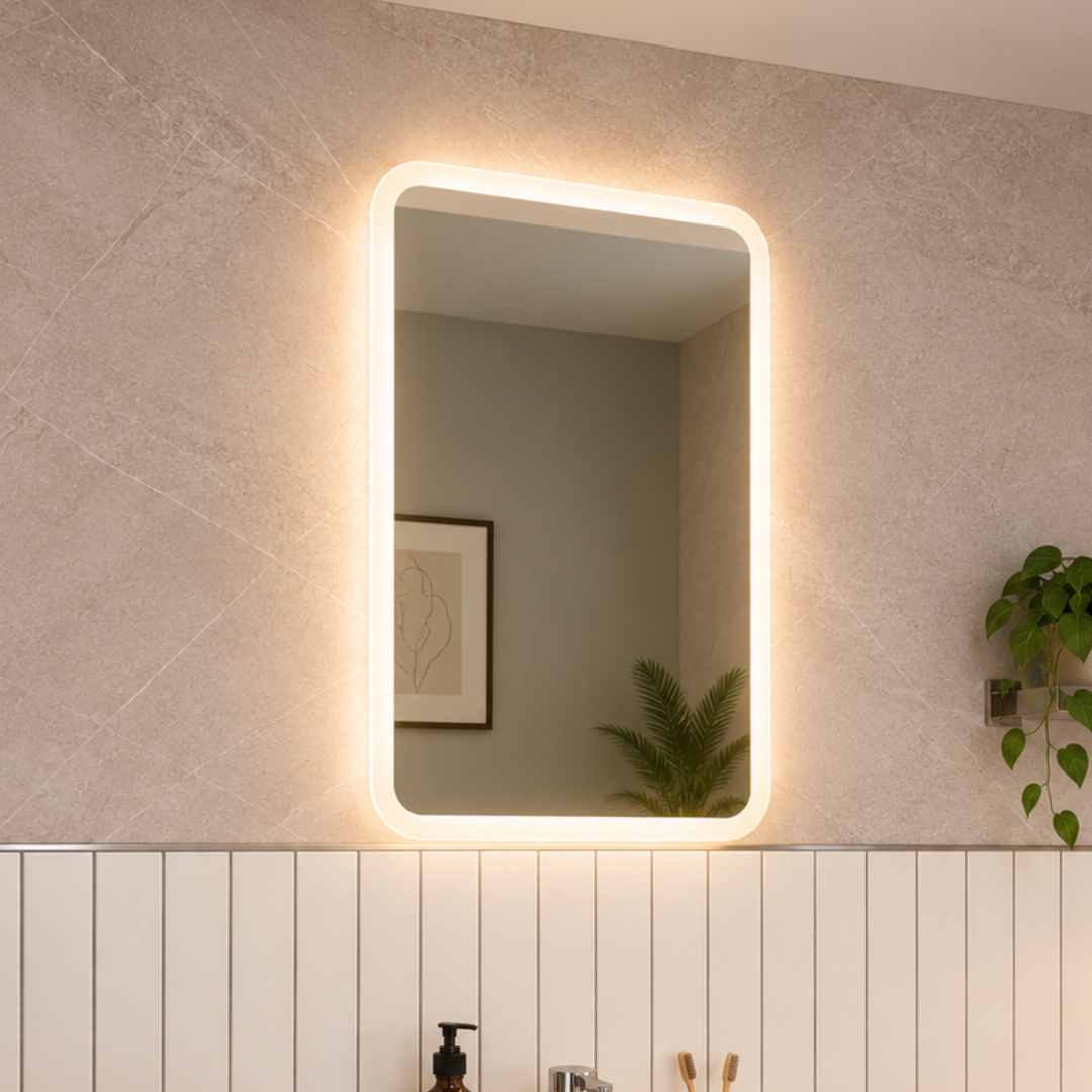 Cypress Battery LED Bathroom Mirror #size_400mm-x-600mm