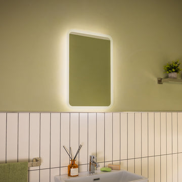 Cypress Battery LED Bathroom Mirror #size_400mm-x-600mm