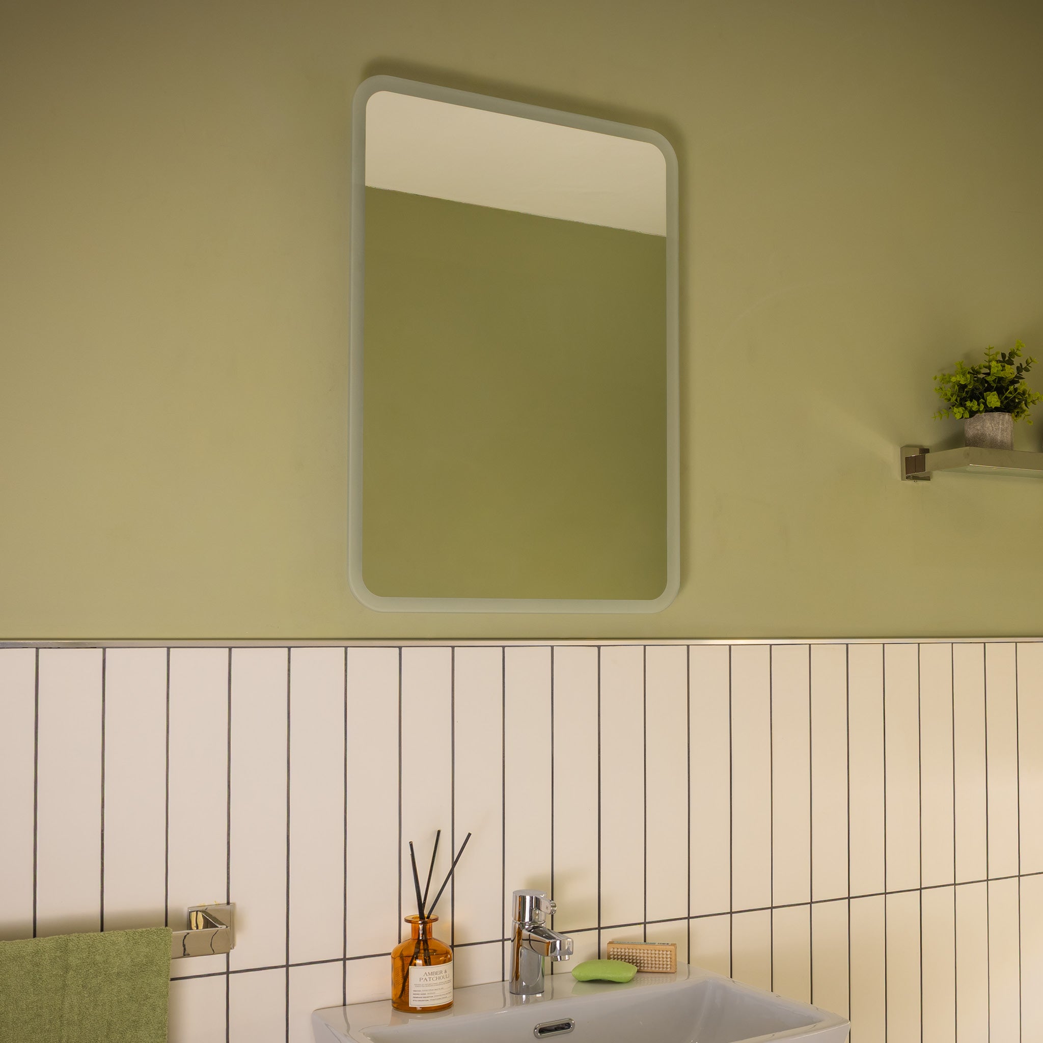 Cypress Battery LED Bathroom Mirror #size_500mm-x-700mm