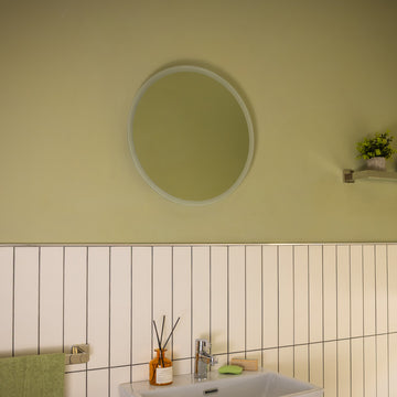 Cypress Round Battery LED Bathroom Mirror #size_500mm