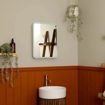 Verve Portrait Curve Lithium-Ion Battery LED Mirror #size_390mm-x-500mm