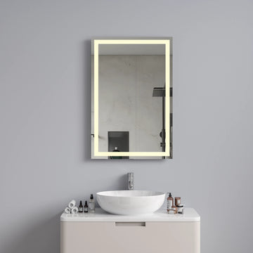 Laurel Battery LED Bathroom Mirror #size_400mm-x-600mm