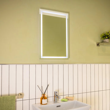 Laurel Battery LED Bathroom Mirror #size_400mm-x-600mm