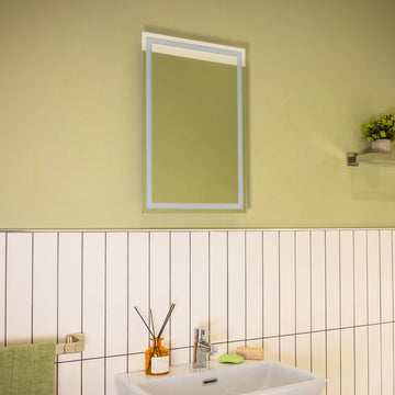Laurel Battery LED Bathroom Mirror #size_400mm-x-600mm