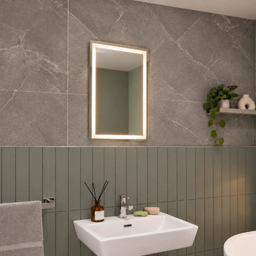 Laurel Battery LED Bathroom Mirror #size_400mm-x-600mm