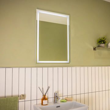 Laurel Battery LED Bathroom Mirror #size_500mm-x-700mm