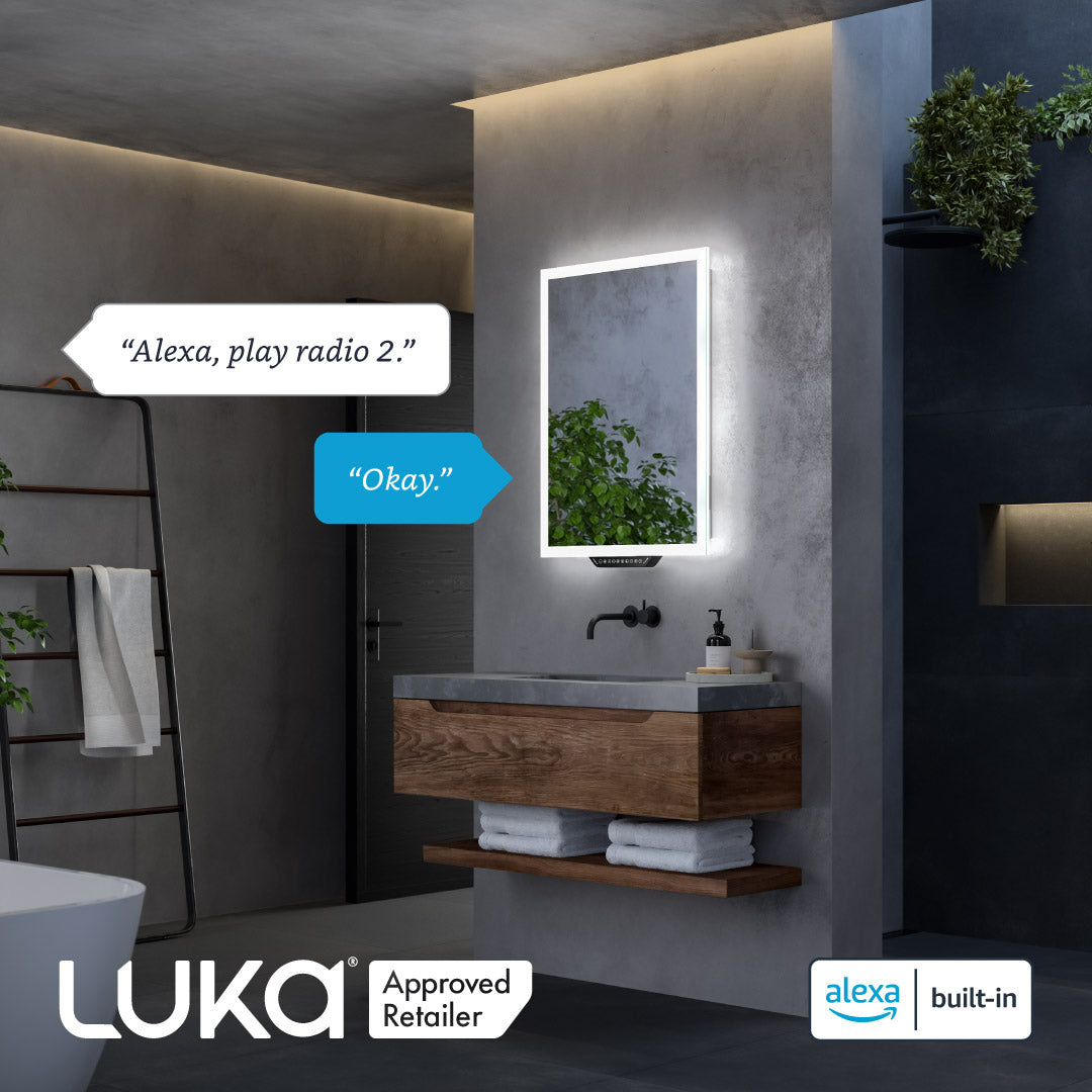 Luka LED Mirror with Alexa Built-in