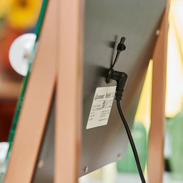 Roxy Hollywood Mirror with LED Lights #colour_silver