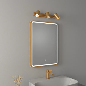 Odell Trio Ceiling Light #colour_brass