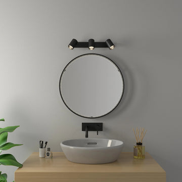 Odell Trio Ceiling Light #colour_black