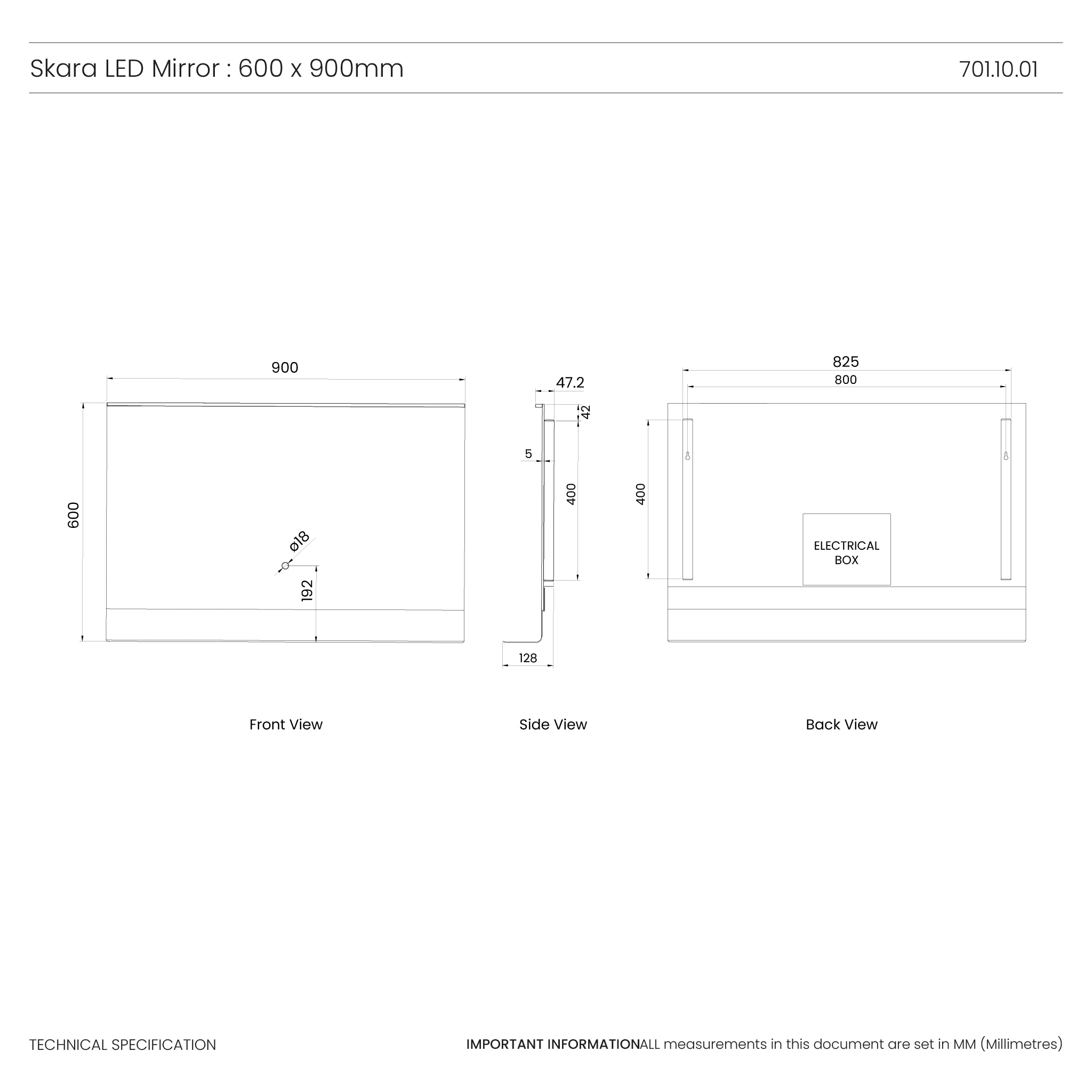 Skara LED Bathroom Mirror