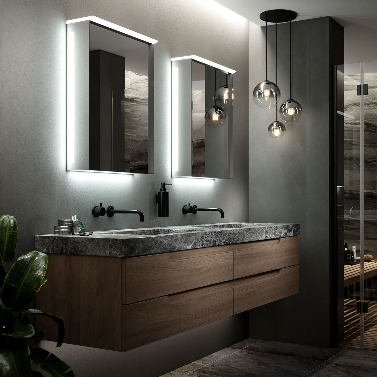 Sofia LED Bathroom Mirror Cabinet #size_500mm-x-700mm