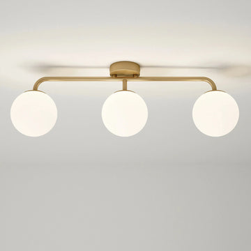 Solara Trio Ceiling Light #colour_brass