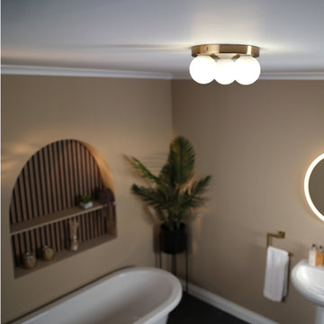 Solara Ceiling Light #colour_brass