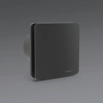 Ventus Axial Bathroom Extractor Fan 100mm (4") Black