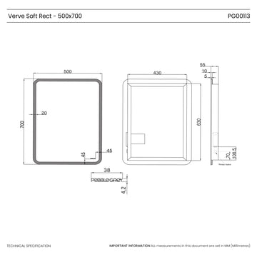 Verve Portrait Curve Lithium-Ion Battery LED Mirror #size_500mm-x-700mm