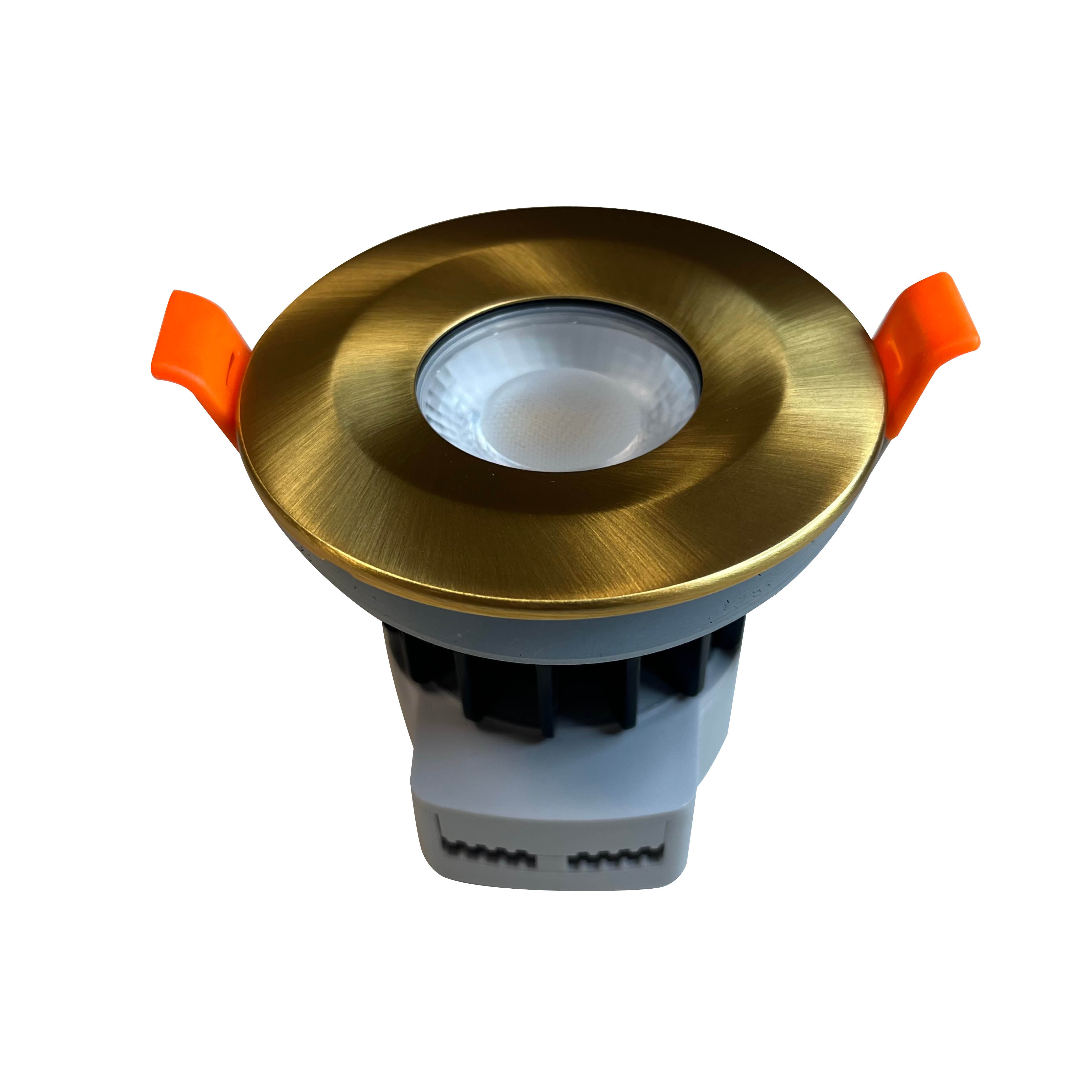 Vesper IP65 Bathroom Downlight #colour_brass