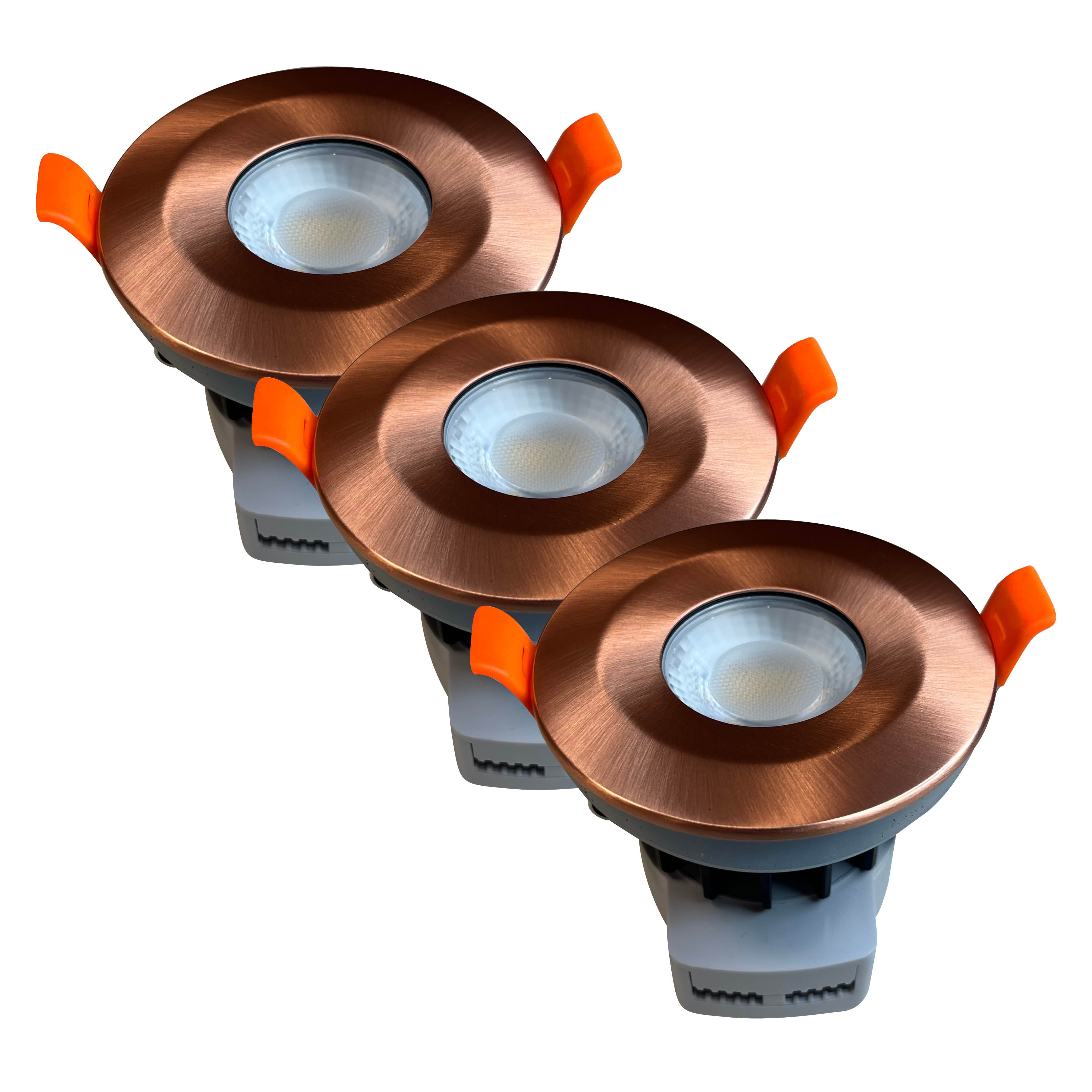 Vesper IP65 Bathroom Downlight #colour_copper