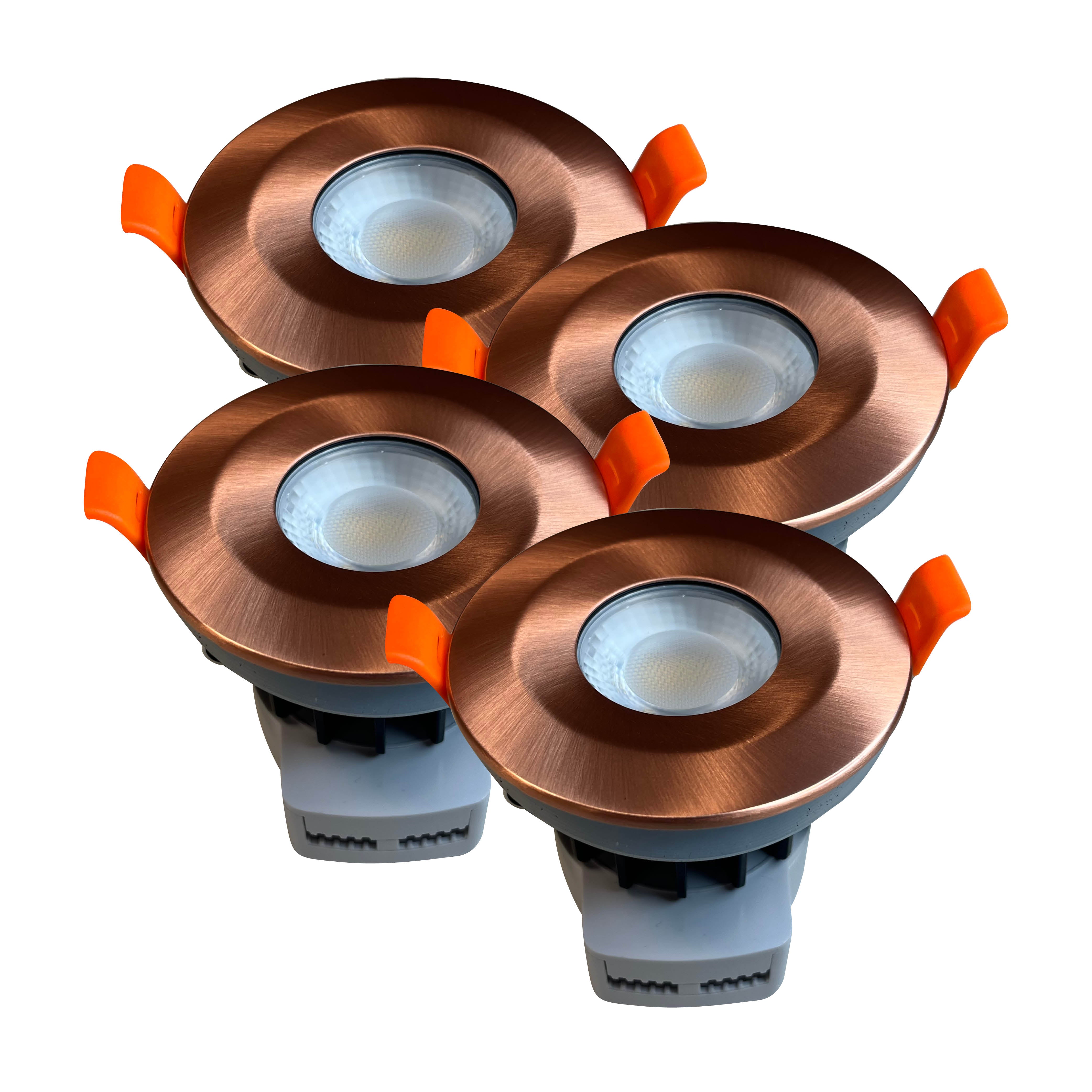 Vesper IP65 Bathroom Downlight #colour_copper