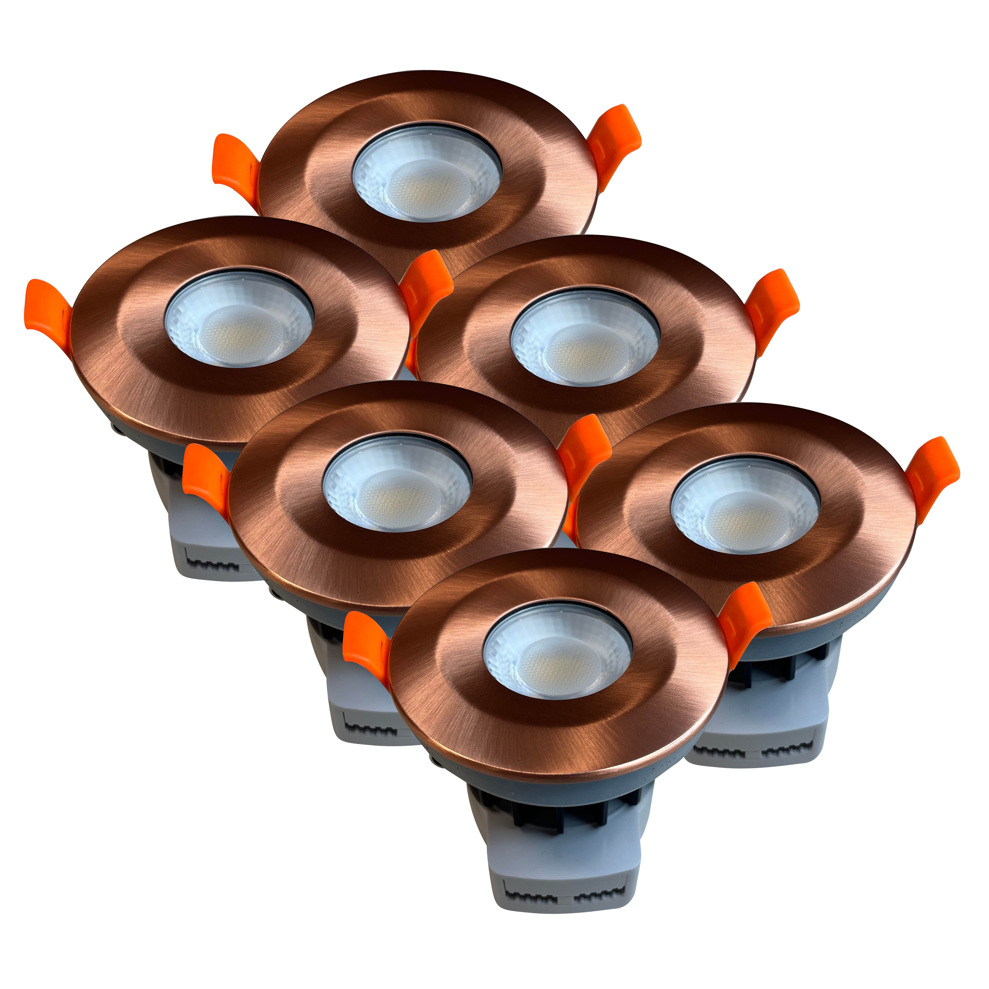 Vesper IP65 Bathroom Downlight #colour_copper