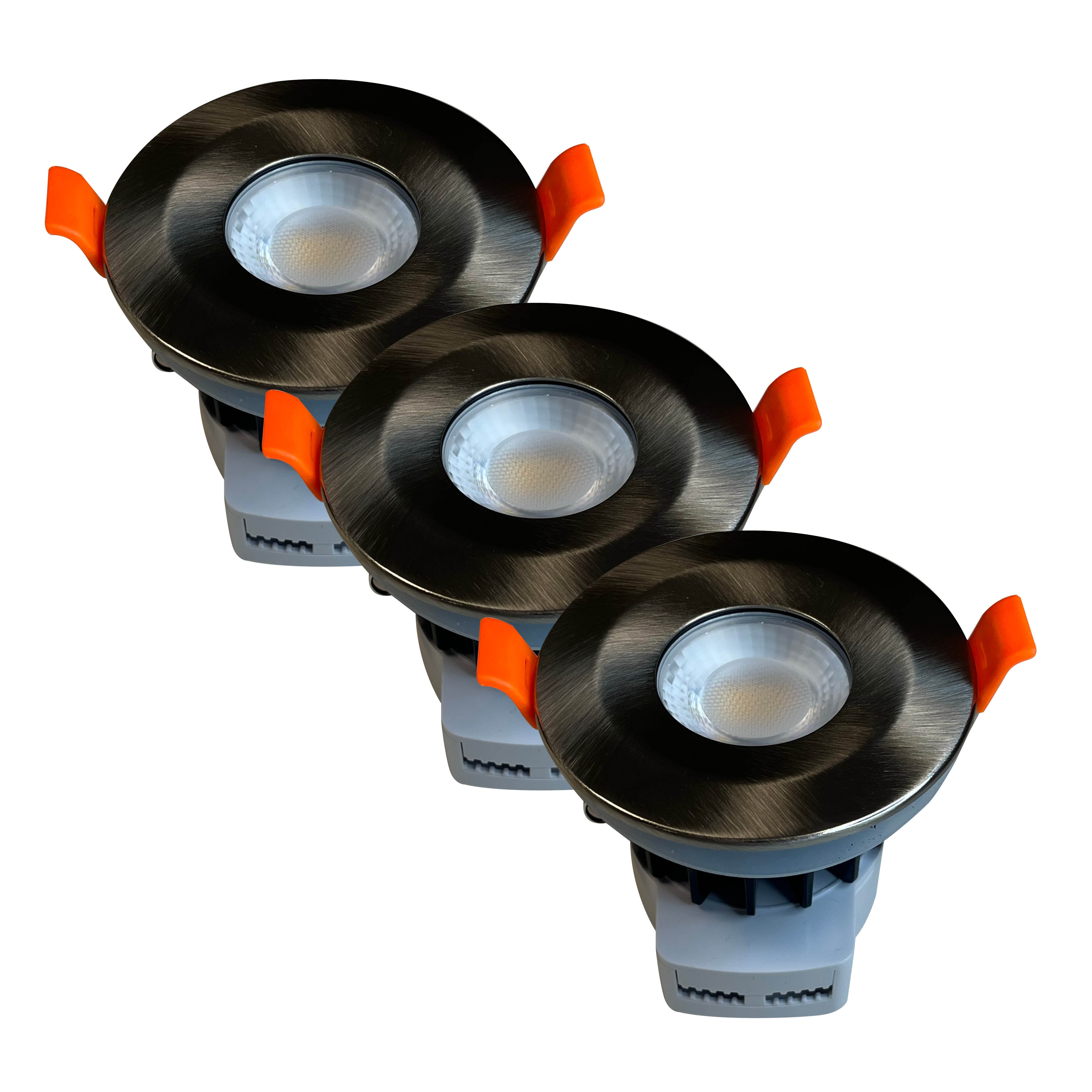 Vesper IP65 Bathroom Downlight #colour_steel