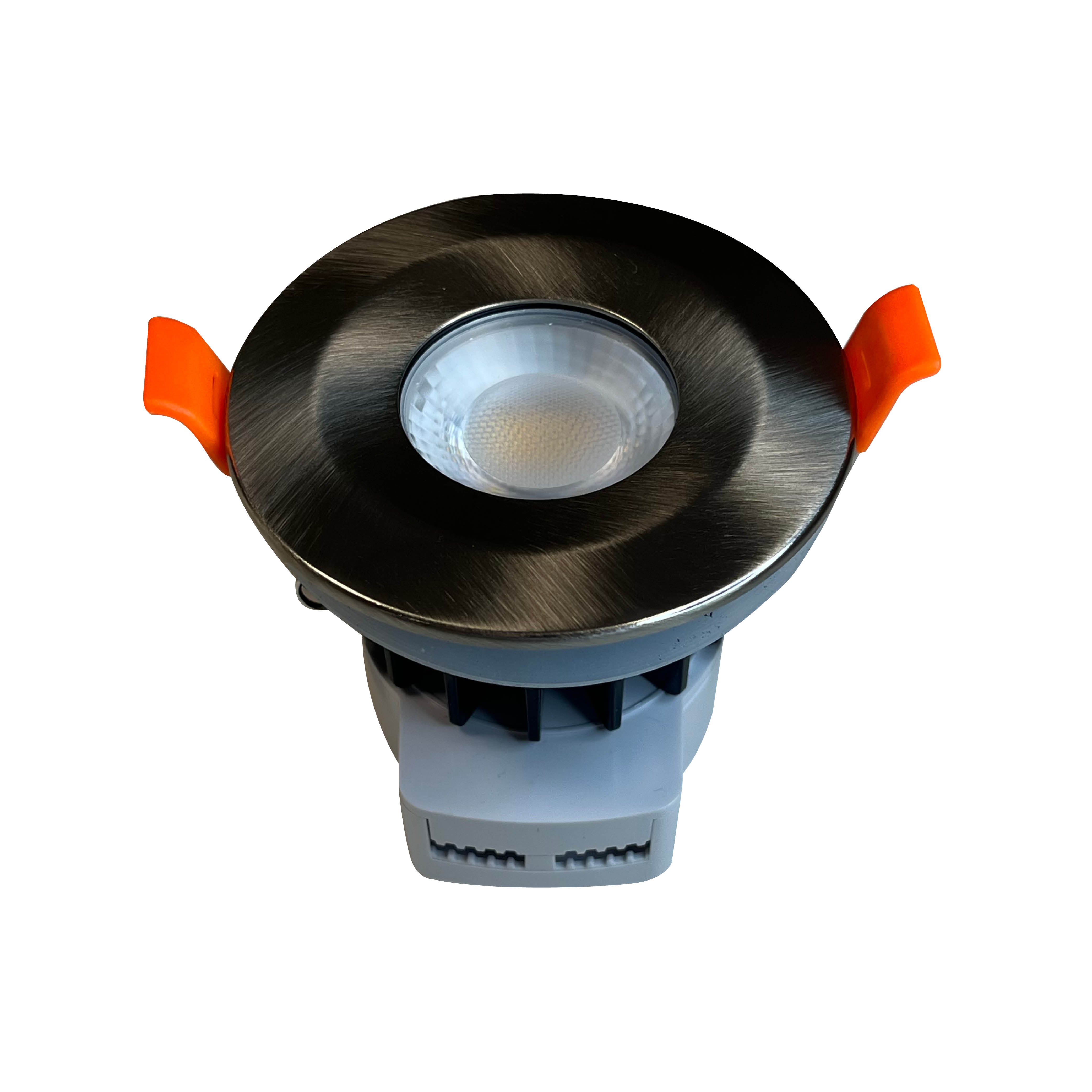 Vesper IP65 Bathroom Downlight #colour_steel