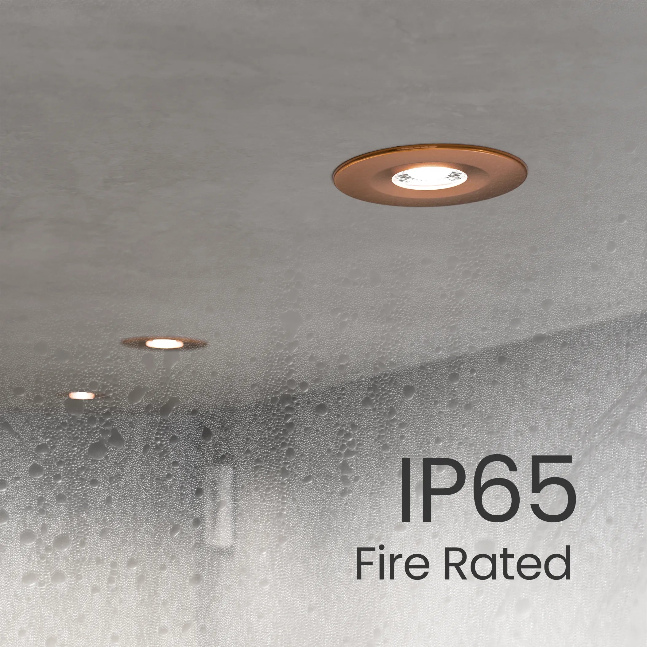 Vesper IP65 Bathroom Downlight #colour_copper