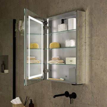 Vista Rechargeable Battery 500x700mm LED Mirror Cabinet