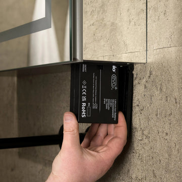 Vista Rechargeable Battery 500x700mm LED Mirror Cabinet