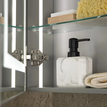 Vista Rechargeable Battery 500x700mm LED Mirror Cabinet