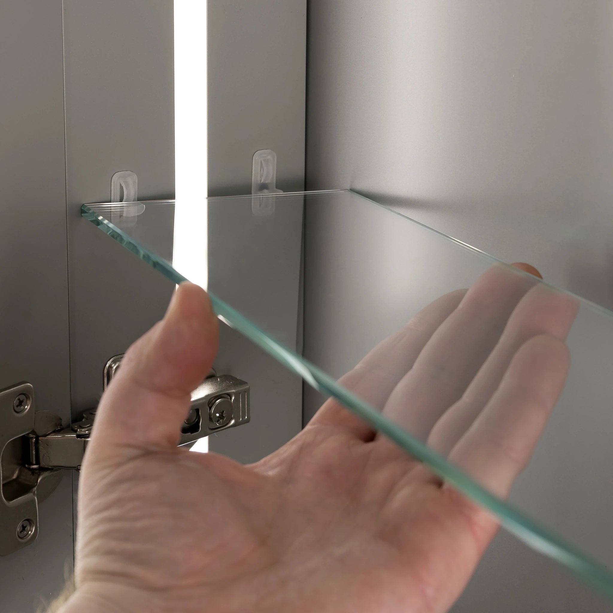 Vista Lithium-Ion Battery 500x700mm LED Mirror Cabinet