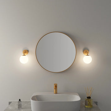 Solara Single Wall Light #colour_brass