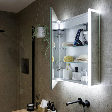 Grace Bluetooth LED Bathroom Mirror Cabinet #size_564mm-x-700mm