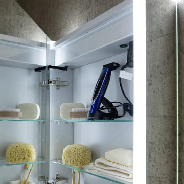 Grace Bluetooth LED Bathroom Mirror Cabinet #size_564mm-x-700mm