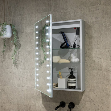 Hollis LED Bathroom Mirror Cabinet #size_500mm-x-700mm