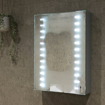 Hollis LED Bathroom Mirror Cabinet #size_500mm-x-700mm