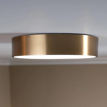 Zenith Round Ceiling Light #colour_brass