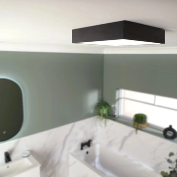 Zenith Square Ceiling Light #colour_black