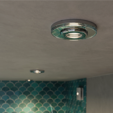 Athena Glass Bezel IP65 Downlight #colour_clear-glass