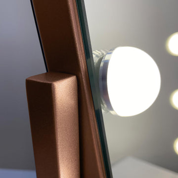 Roxy Hollywood Mirror with LED Lights #colour_rose-gold