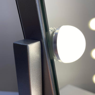 Roxy Hollywood Mirror with LED Lights #colour_silver