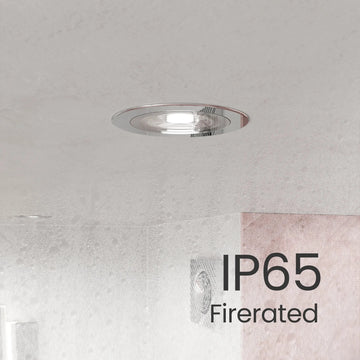 Cassi IP65 Bathroom Downlight #colour_white